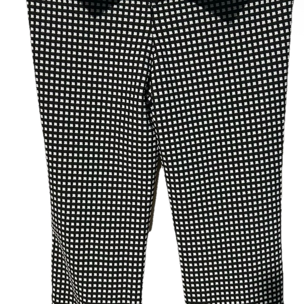 H&M Black and White Checkered Pants